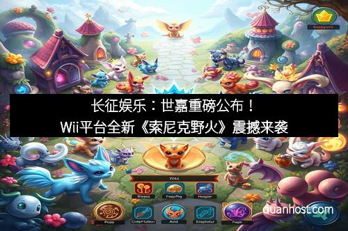 长征娱乐：世嘉重磅公布！Wii平台全新《索尼克野火》震撼来袭